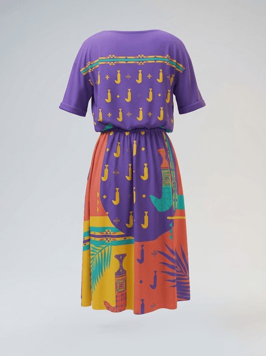 Khanjar - Elastic Waist Dress