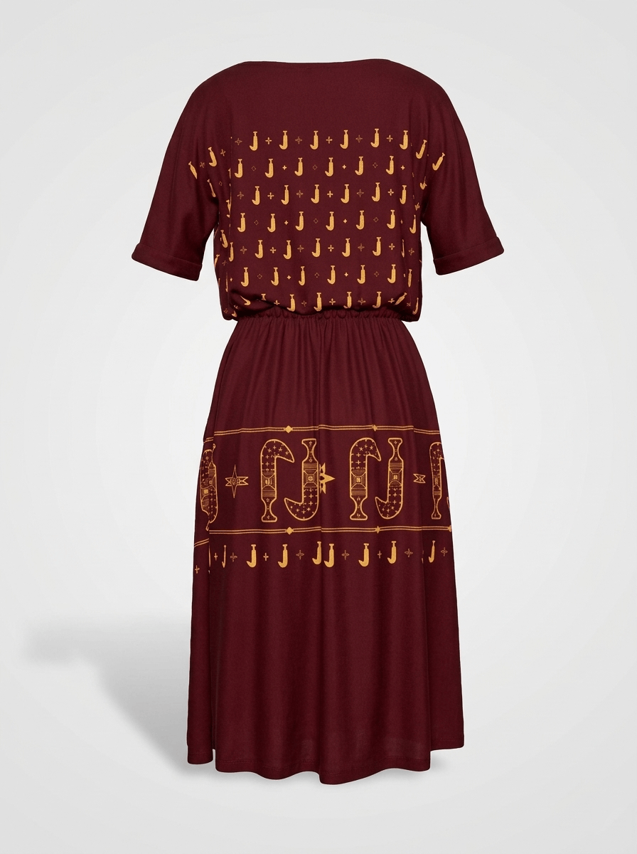 Khanjar - Elastic Waist Dress