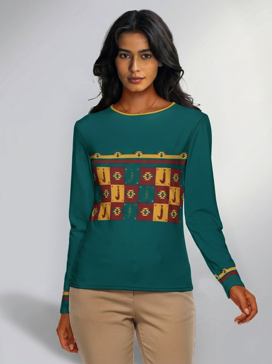 Khanjar - Stretch Long Sleeve Top