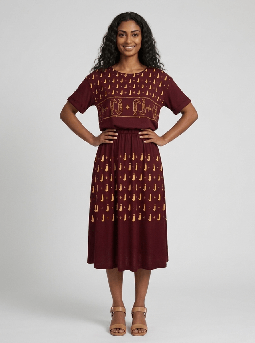 Khanjar - Elastic Waist Dress