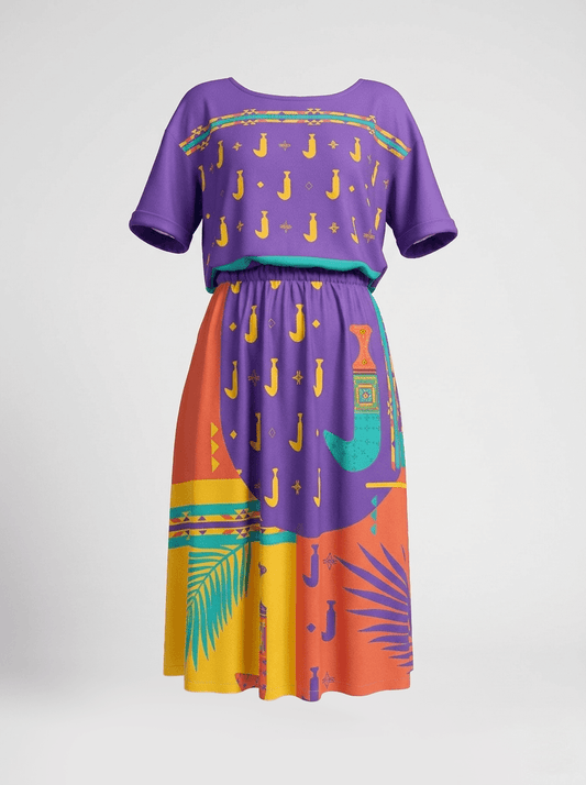 Khanjar - Elastic Waist Dress