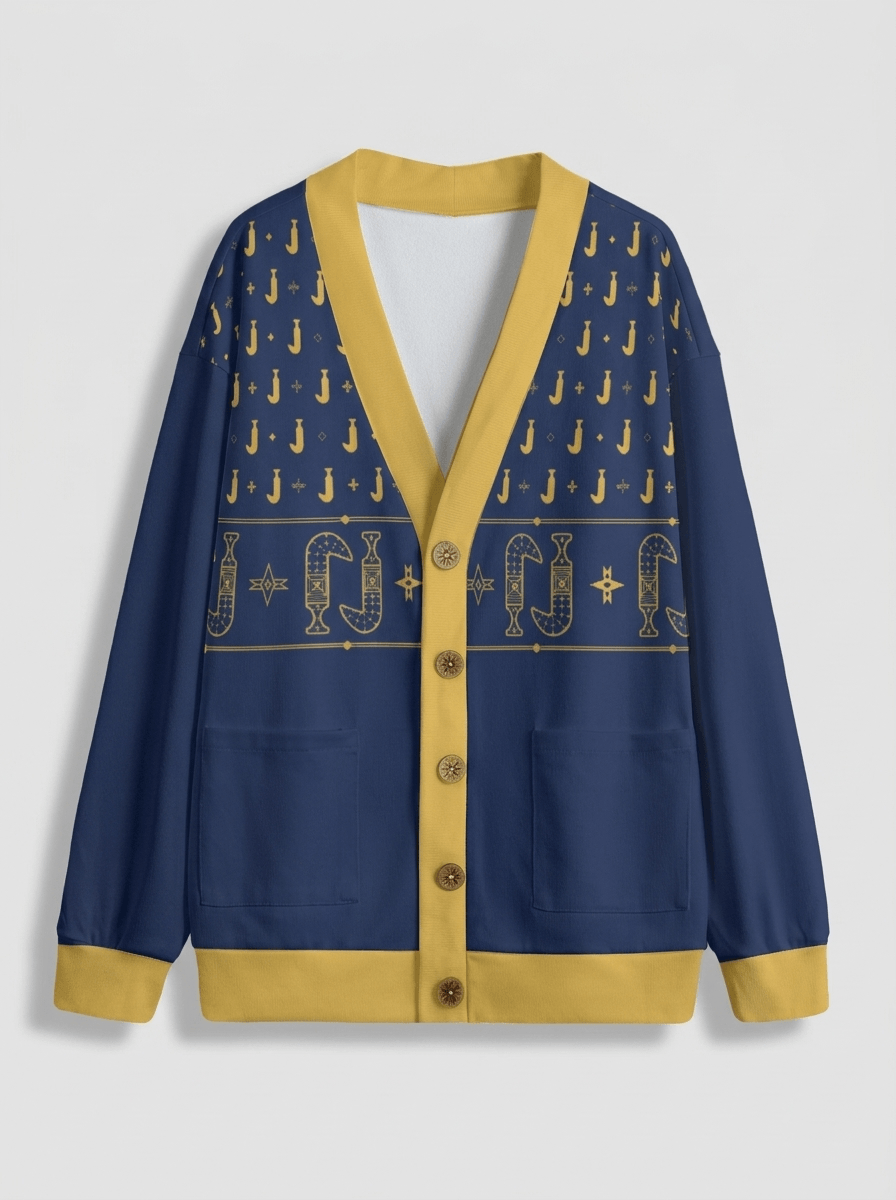 Khanjar - Fleece-Lined Knit Cardigan