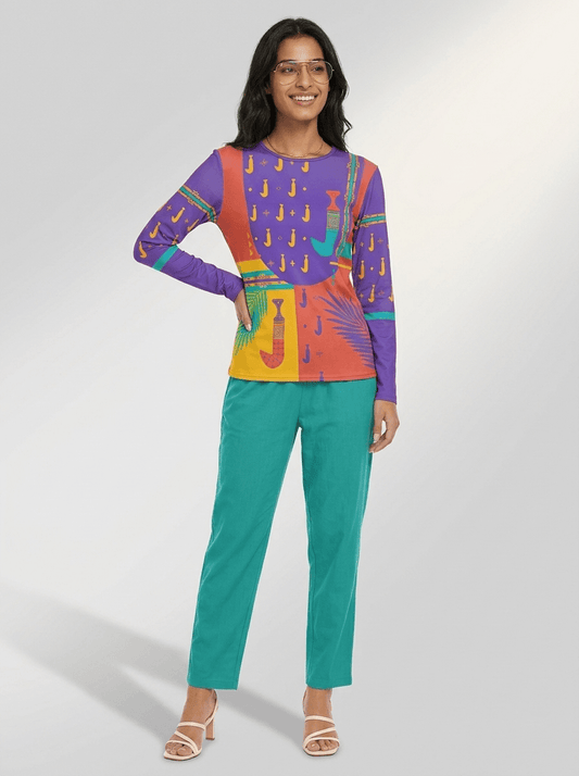 Khanjar - Stretch Long Sleeve Top