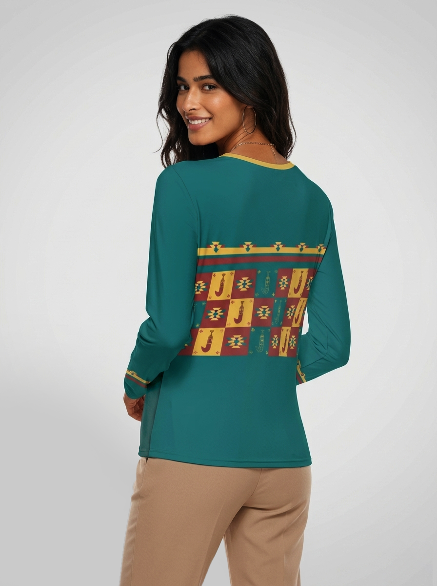 Khanjar - Stretch Long Sleeve Top
