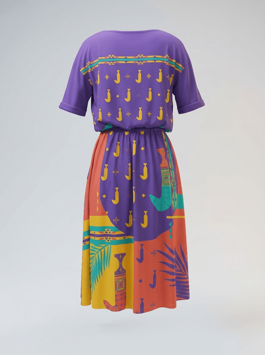 Khanjar - Elastic Waist Dress