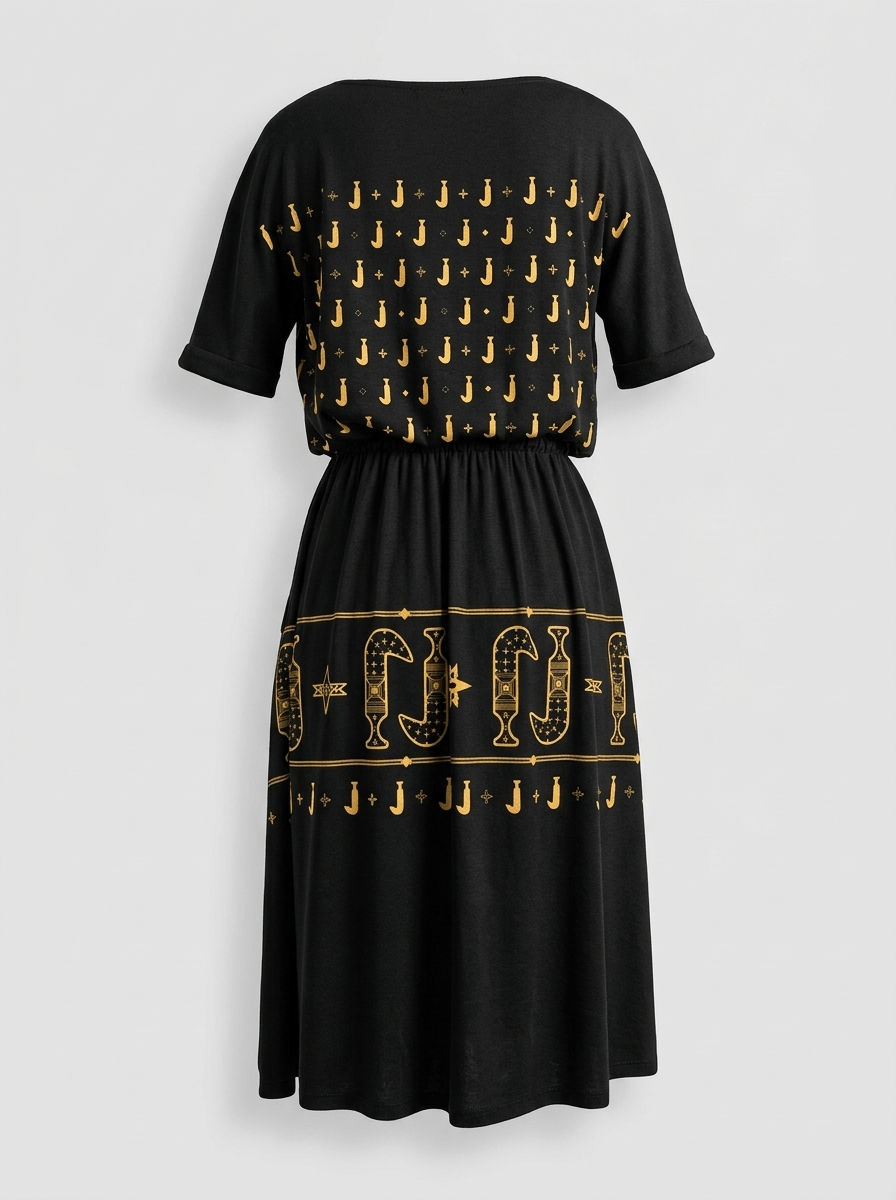 Khanjar - Elastic Waist Dress