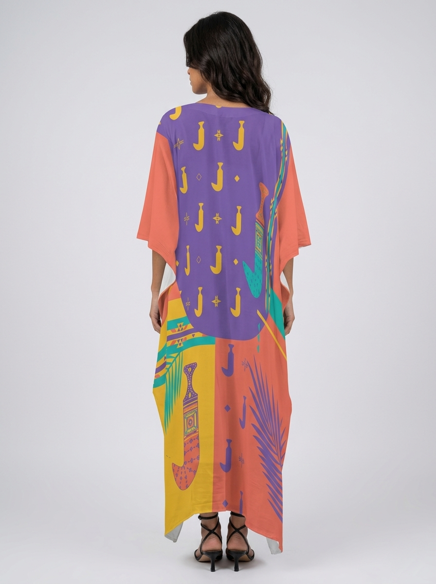 Khanjar - Silk-Like Kaftan Robe