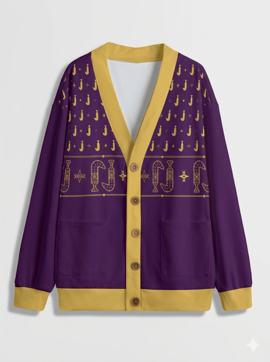 Khanjar - Fleece-Lined Knit Cardigan