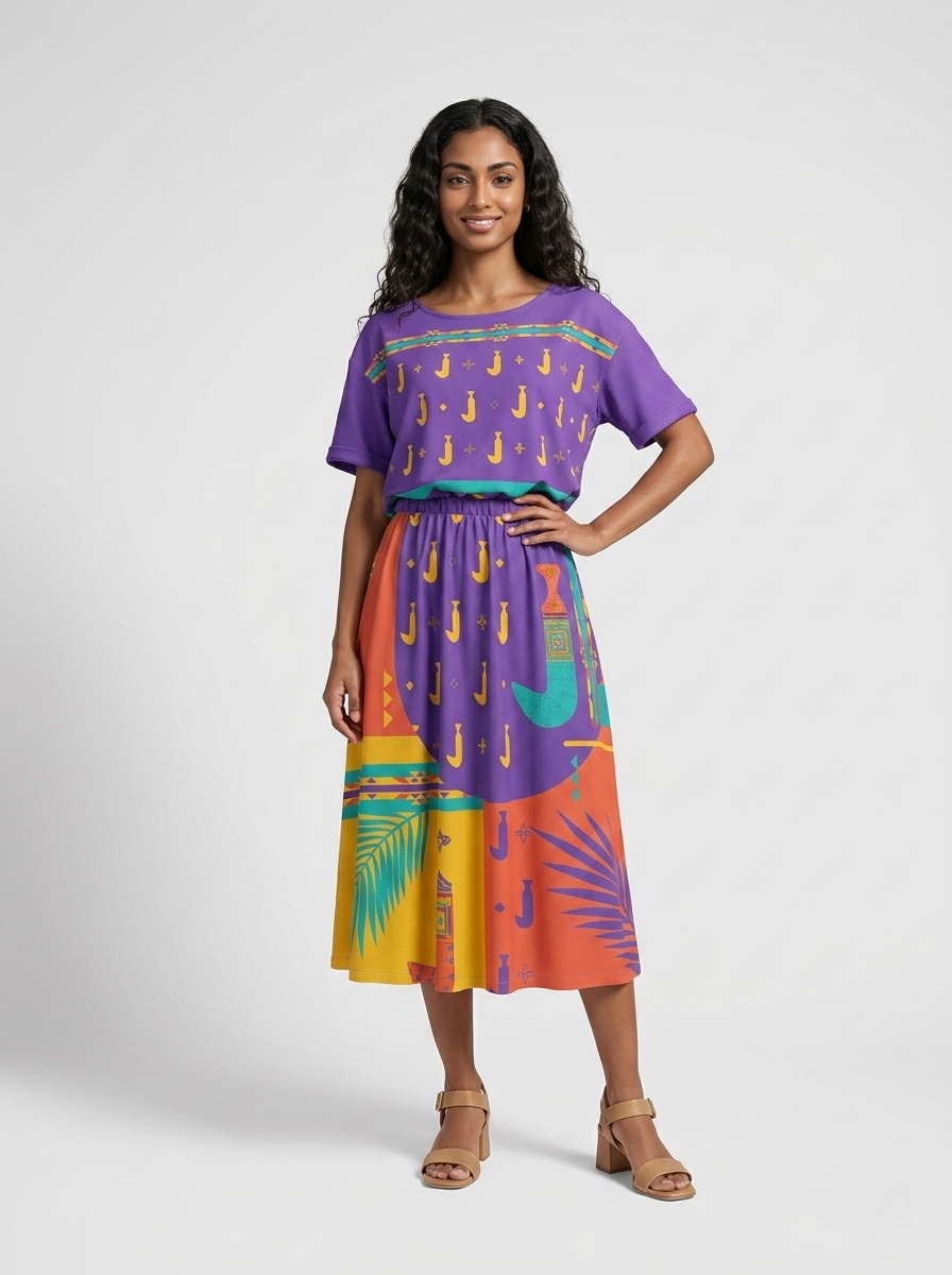 Khanjar - Elastic Waist Dress