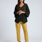 Khanjar -  V-Neck Long Sleeve T-Shirt