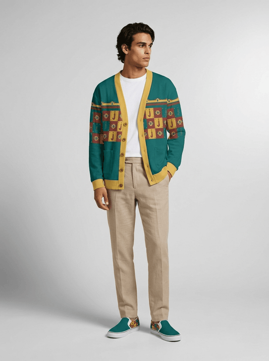 Khanjar - Fleece-Lined Knit Cardigan