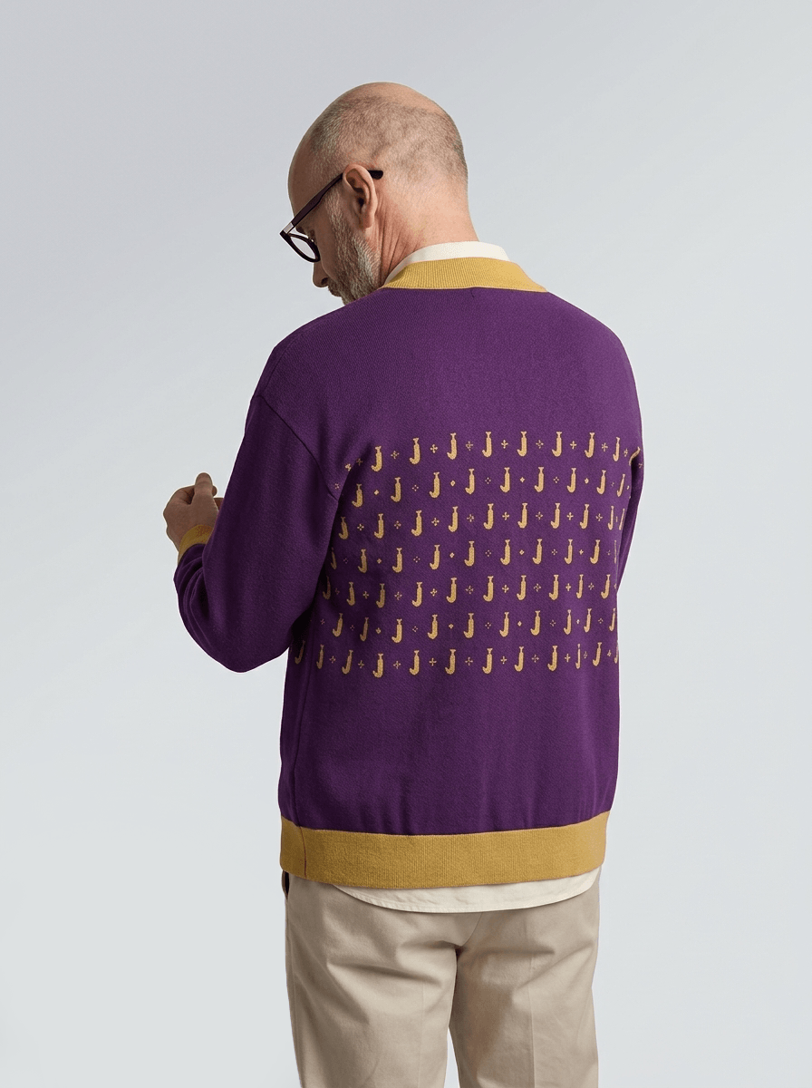Khanjar - Fleece-Lined Knit Cardigan