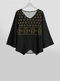 Khanjar -  V-Neck Long Sleeve T-Shirt